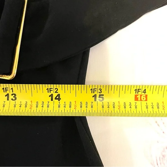 BCBGMAXAZRIA  Black Wrap Dress S/M - Picture 12 of 16